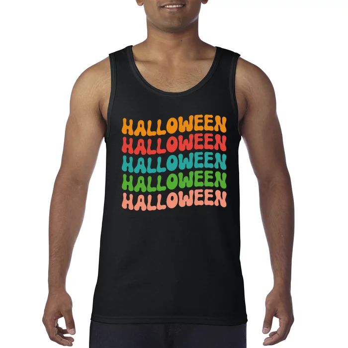 Halloween Festive Retro Gift Tank Top