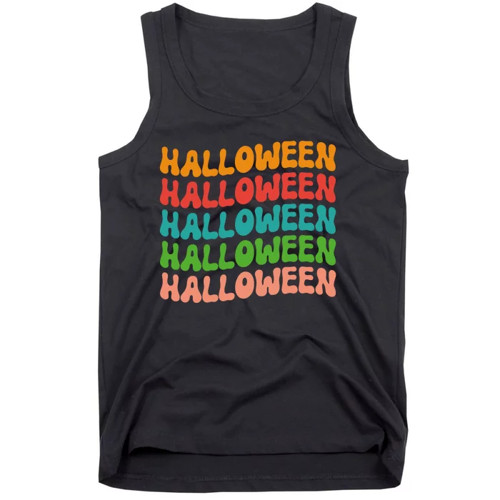 Halloween Festive Retro Gift Tank Top