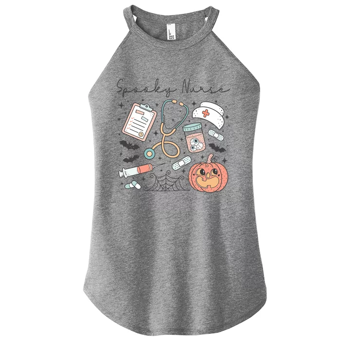 Halloween Funny Spooky Nurse Medical Kit Great Gift Women’s Perfect Tri Rocker Tank