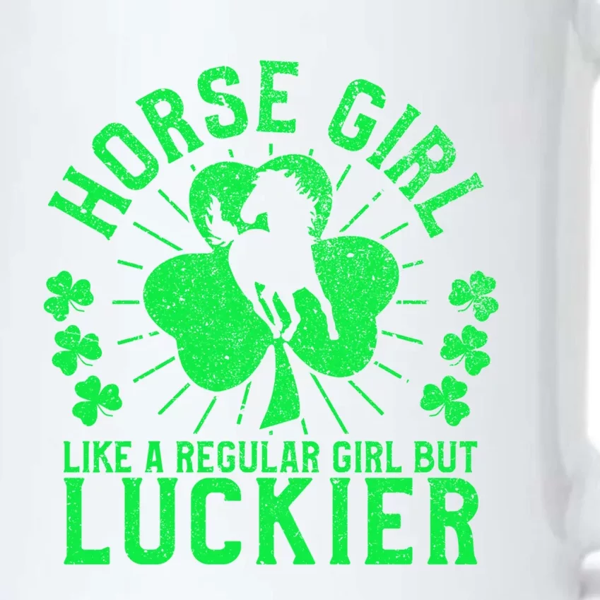 Horse Funny St Patricks Day Horseback Riding Equestrian Gift Black Color Changing Mug