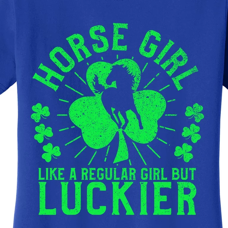 Horse Funny St Patricks Day Horseback Riding Equestrian Gift Women's T-Shirt