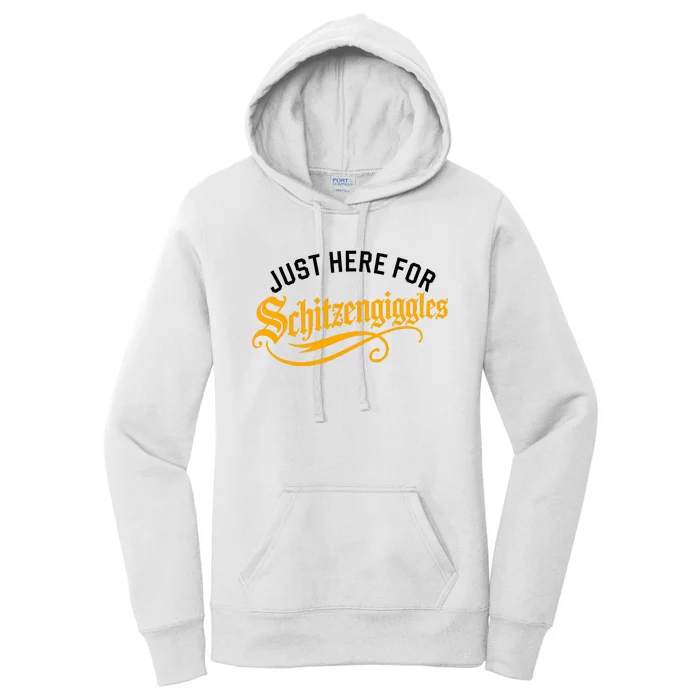 Here For Schitzengiggles Oktoberfest Group Bachelor Party Women's Pullover Hoodie