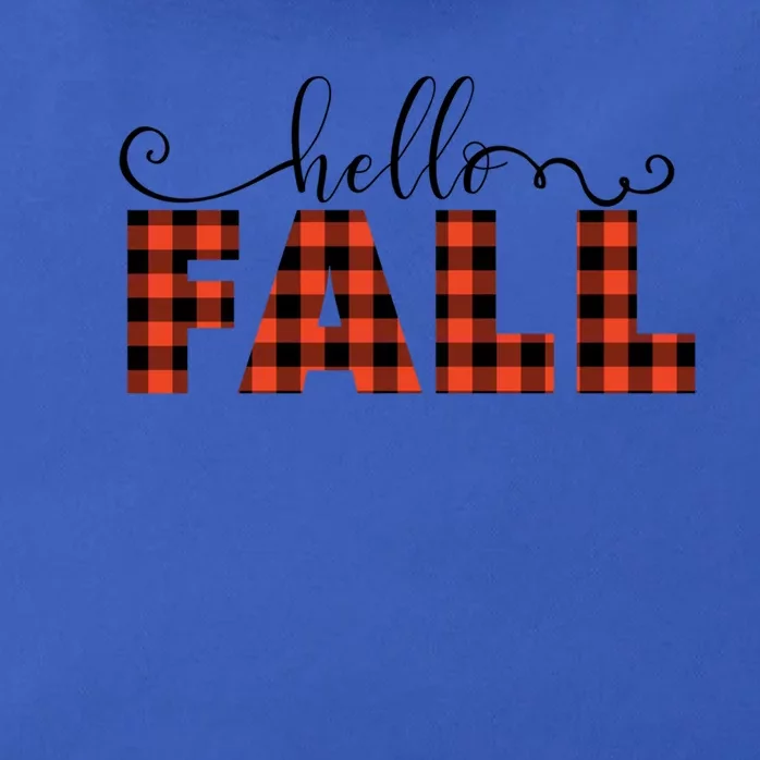 Hello Fall Season Greetings Autumn Leaves Pumpkin Spice Pun Funny Gift Zip Tote Bag