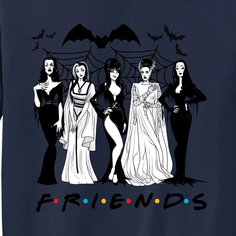 Halloween Friends Squad Goals Horror Squad Queens Tall Sweatshirt