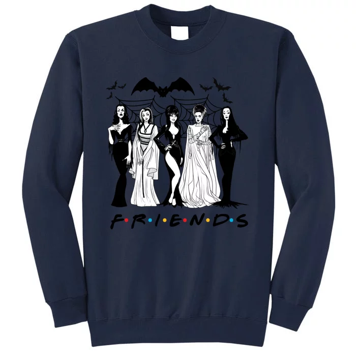 Halloween Friends Squad Goals Horror Squad Queens Tall Sweatshirt