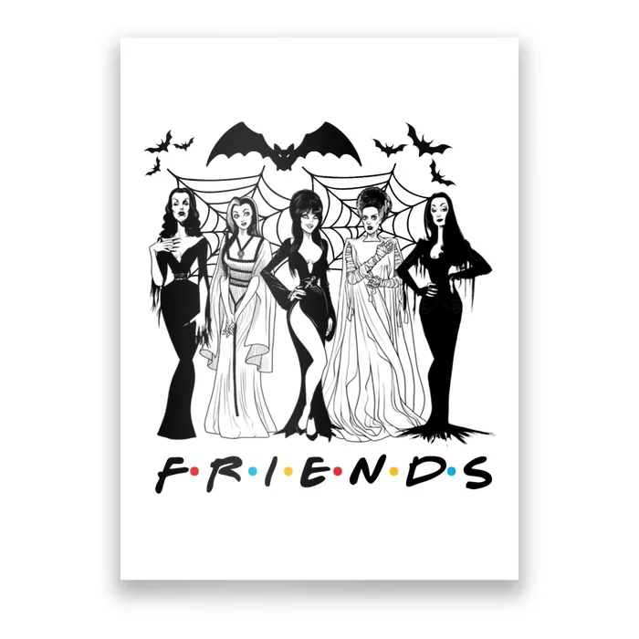 Halloween Friends Squad Goals Horror Squad Queens Poster