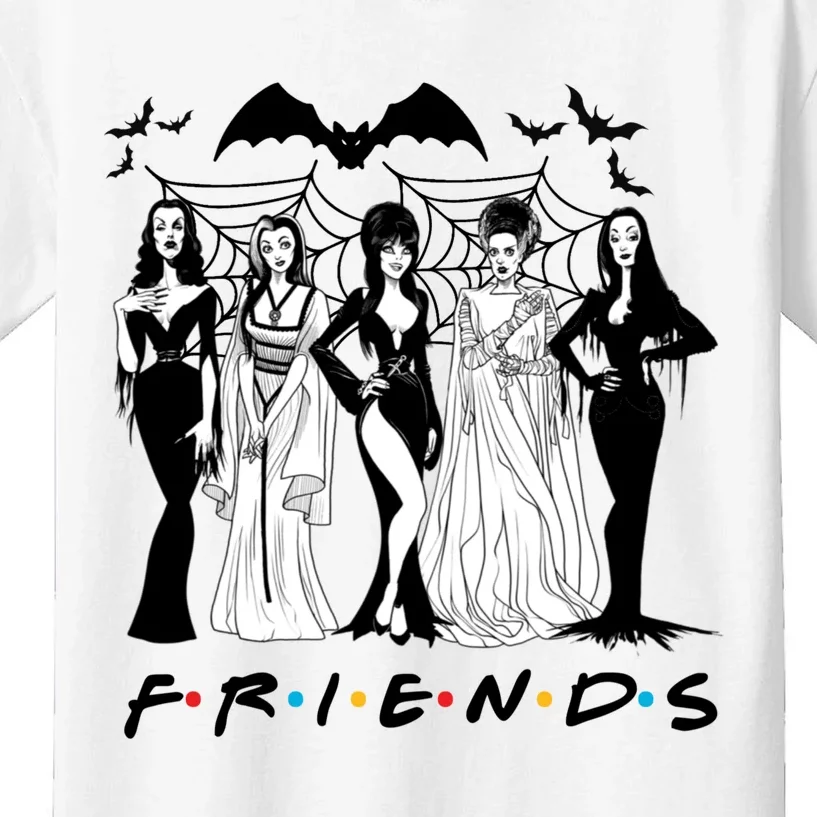 Halloween Friends Squad Goals Horror Squad Queens Kids T-Shirt