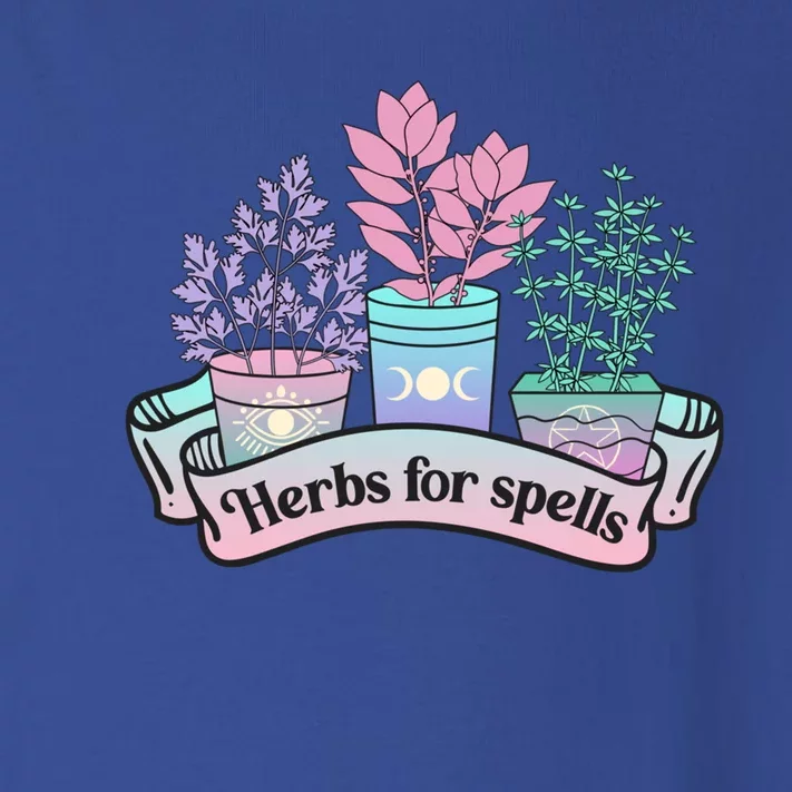 Herbs For Spells Halloween Pastel Goth Witchy Spooky Creepy Funny Gift Toddler Long Sleeve Shirt