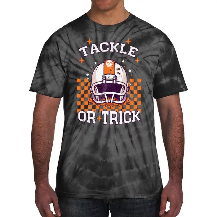 Halloween Football Spooktacular Tie-Dye T-Shirt