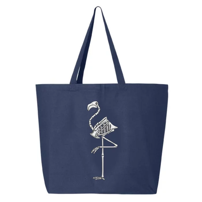 Halloween Flamingo Skeleton Happy Flamingoween Funny 25L Jumbo Tote