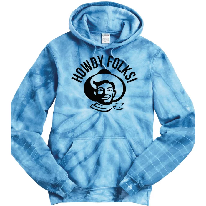 Howdy Folks State Fair Texas Cowboy Tie Dye Hoodie