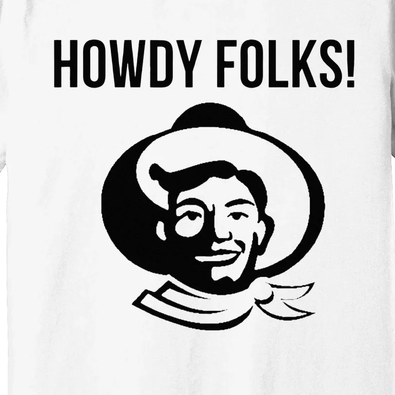 Howdy Folks State Fair Texas Cow 2021 Premium T-Shirt