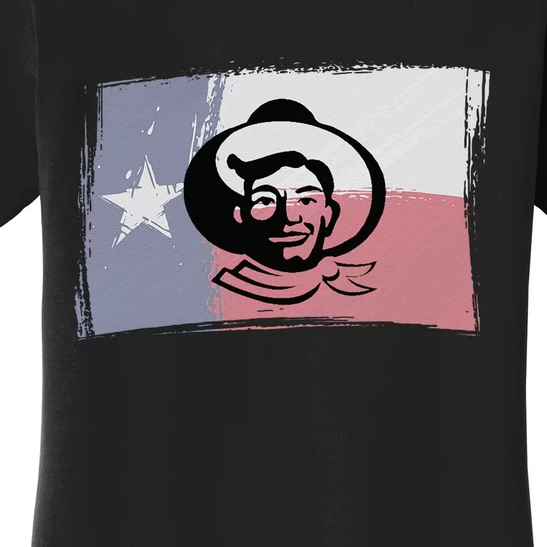 Howdy Folks State Fair Texas Cow Texas Flag Women's T-Shirt