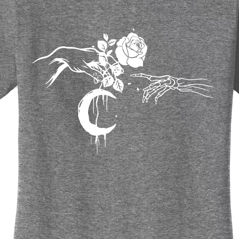 Hand Flower Skeleton Women's T-Shirt