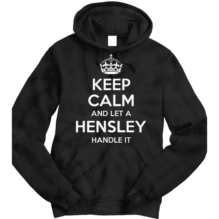 Hensley Funny Surname Family Tree Birthday Reunion Gift Idea Tie Dye Hoodie