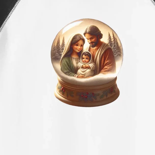 Holy Family Snow Globe Toddler Fine Jersey T-Shirt