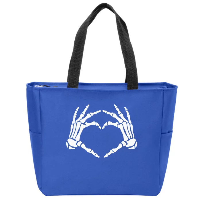 halloween for skeleton Halloween Costume Zip Tote Bag