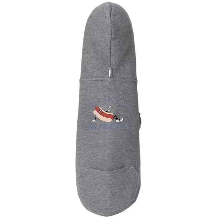 Here For The Glizzies Doggie 3-End Fleece Hoodie