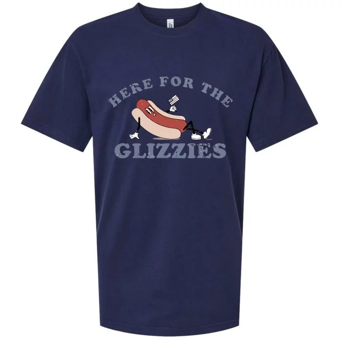 Here For The Glizzies Sueded Cloud Jersey T-Shirt