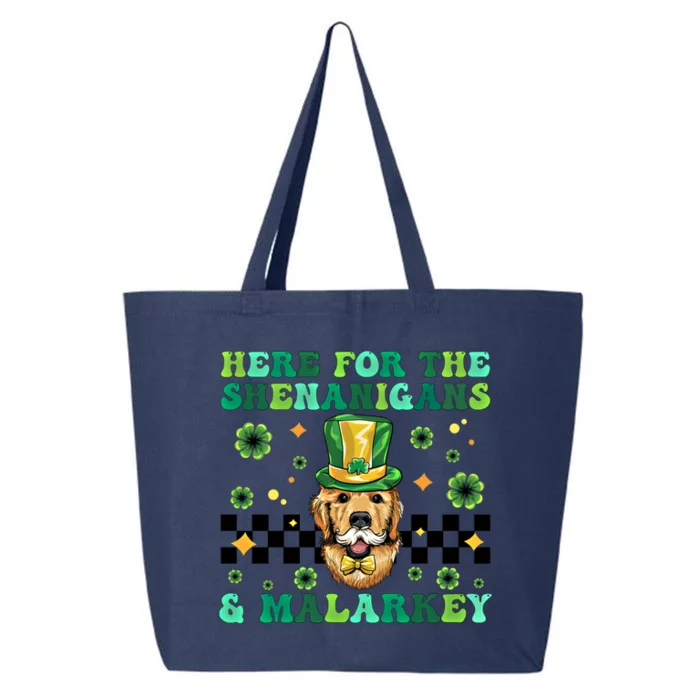 Here For The Shenanigans And Malarkey Meaningful Gift 25L Jumbo Tote