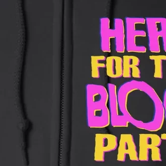 Here For The Block Party Full Zip Hoodie