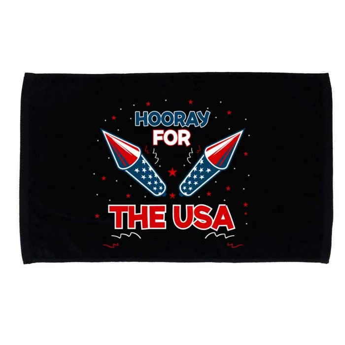 Hooray For The Usa Gift Microfiber Hand Towel