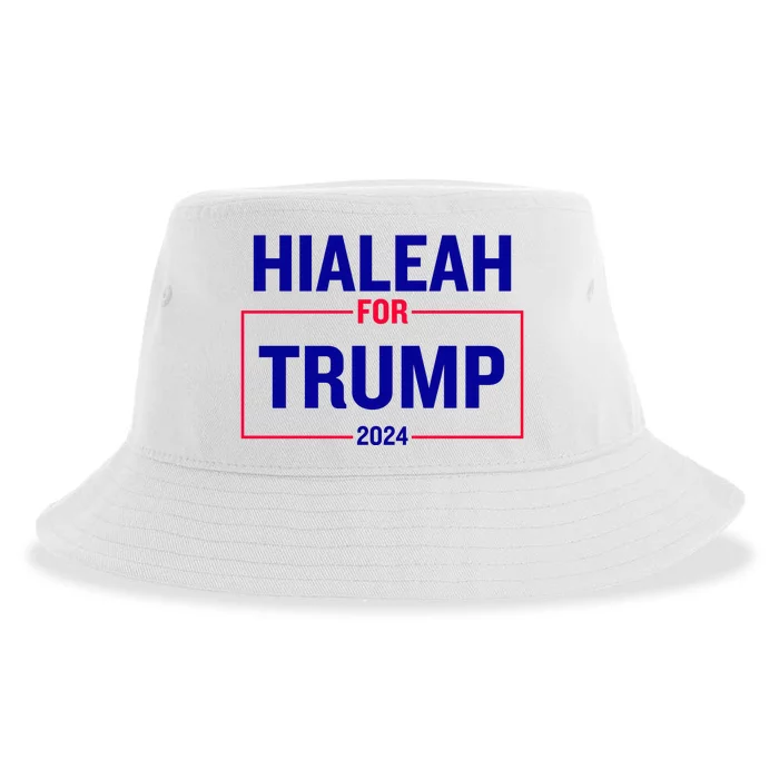 Hialeah For Trump 2024 Sustainable Bucket Hat