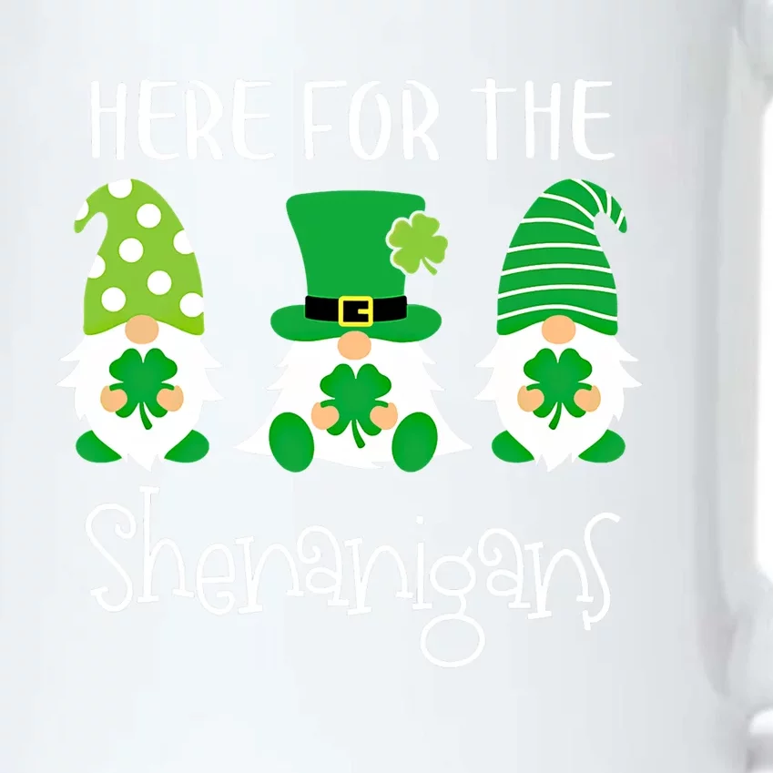 Here For The Shenanigans St Patrick's Day Gnome Meaningful Gift Black Color Changing Mug