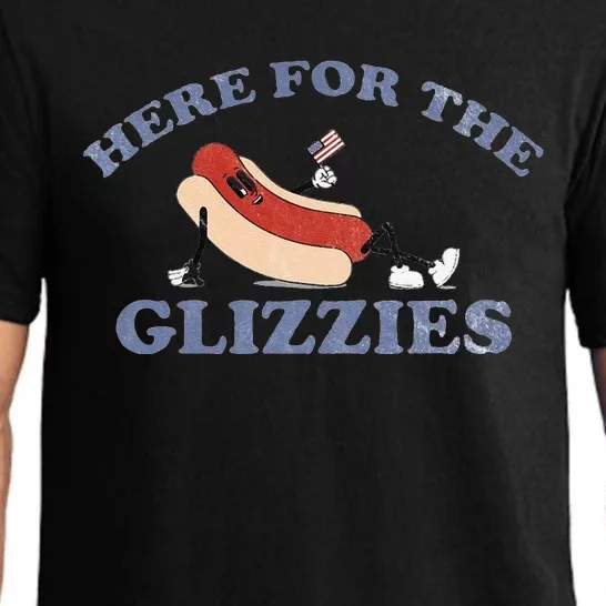 Here For The Glizzies 4th Of July Pajama Set