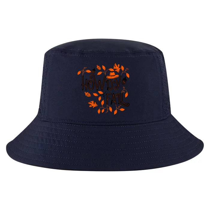 Howdy Fall Texas Greetings Autumn Season Design Meaningful Gift Cool Comfort Performance Bucket Hat