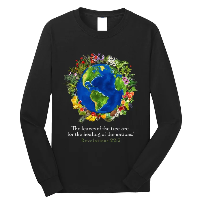 Healing For The Nations Revelations 222 Long Sleeve Shirt