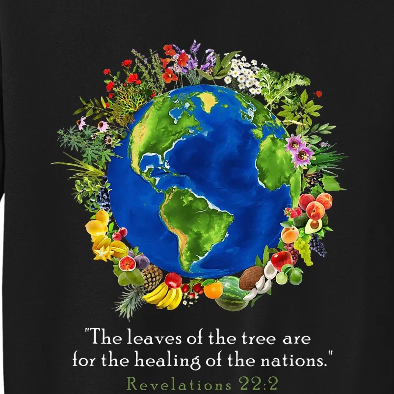 Healing For The Nations Revelations 222 Tall Sweatshirt