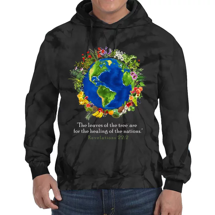 Healing For The Nations Revelations 222 Tie Dye Hoodie