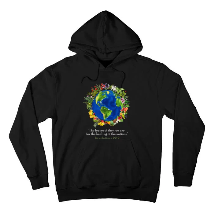 Healing For The Nations Revelations 222 Tall Hoodie