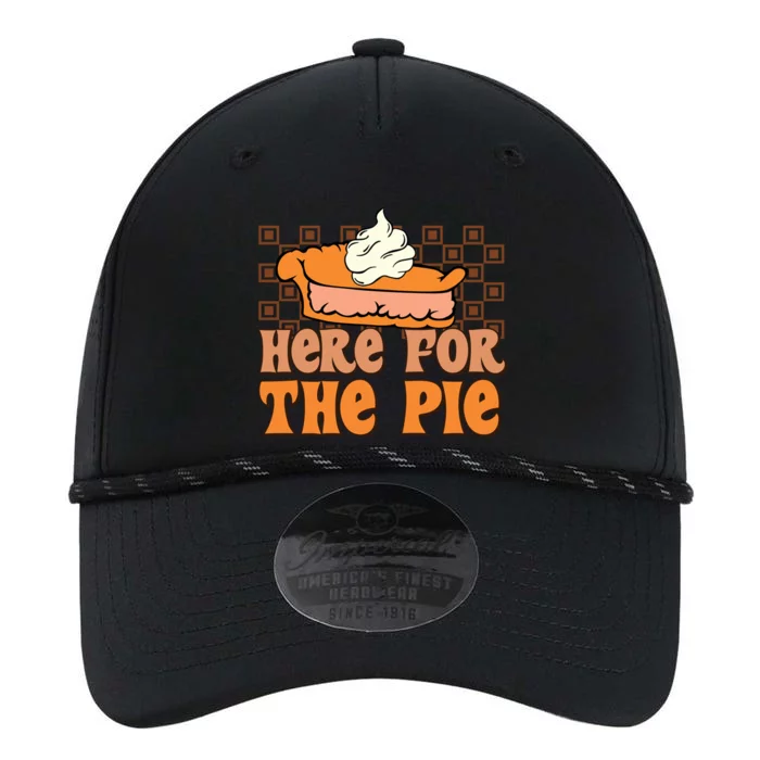 Here For The Pie Fall Vibes Autumn Season Thanksgiving Pumpkin Spice Funny Performance The Dyno Cap