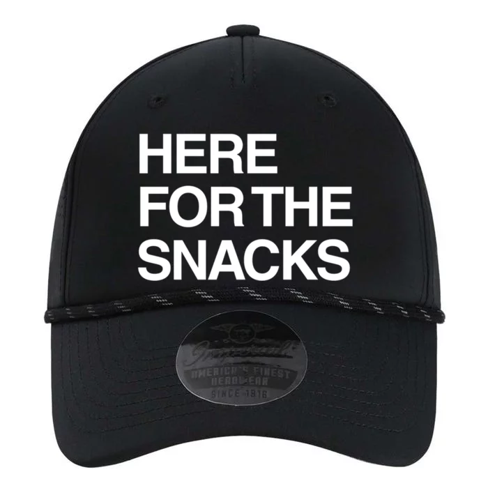 Here For The Snacks Great Gift Funny Foodie Gift Performance The Dyno Cap