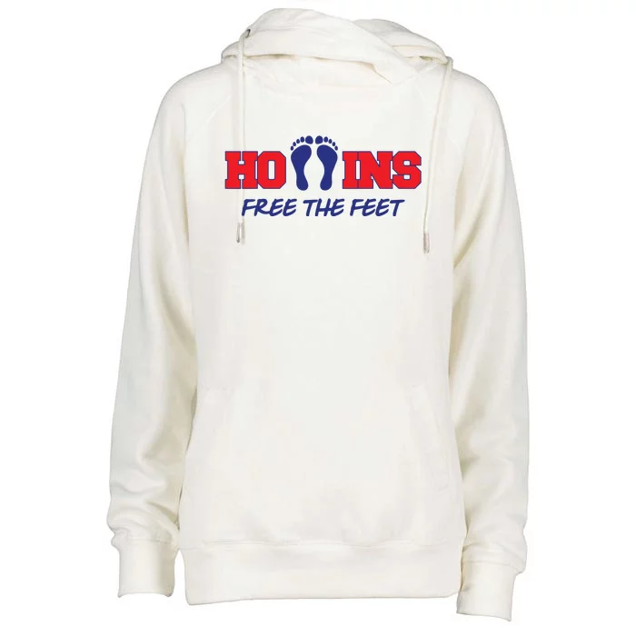 Hollins Free The Feet Womens Funnel Neck Pullover Hood