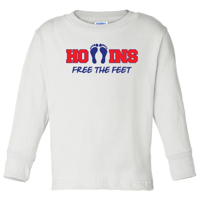 Hollins Free The Feet Toddler Long Sleeve Shirt