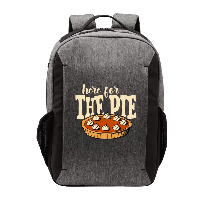 Here For The Pie Thanksgiving Holiday Vector Backpack