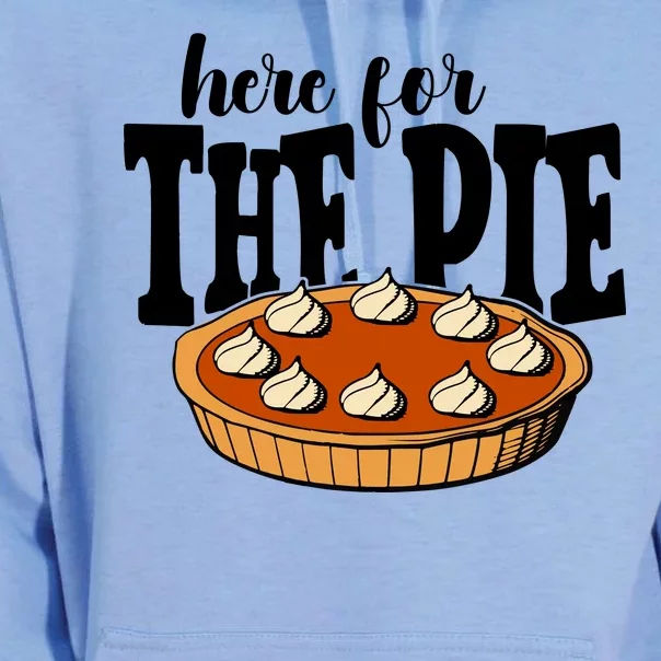 Here For The Pie Thanksgiving Holiday Unisex Surf Hoodie