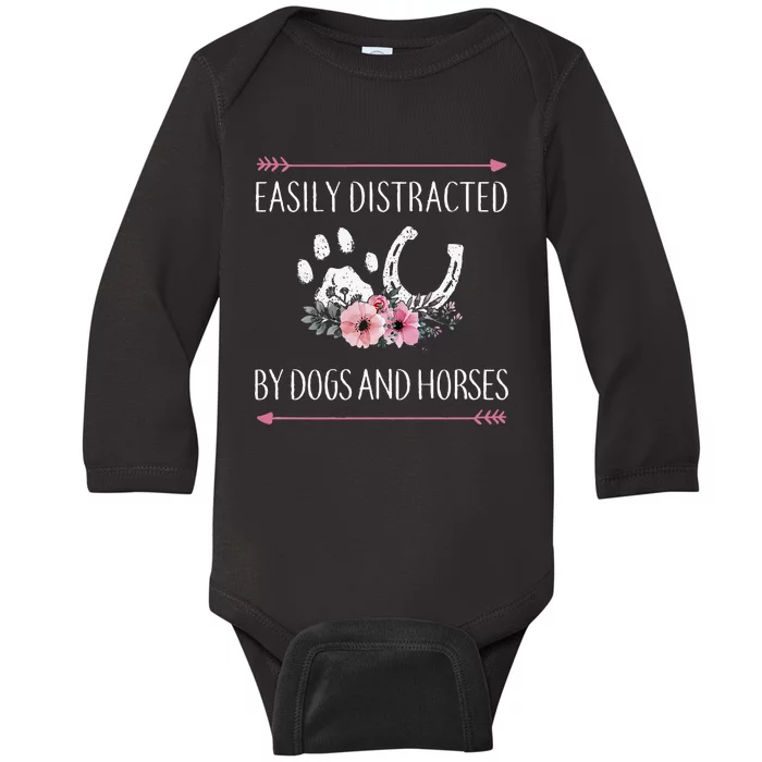 Horse For Teens Girl Horse Lovers Baby Long Sleeve Bodysuit