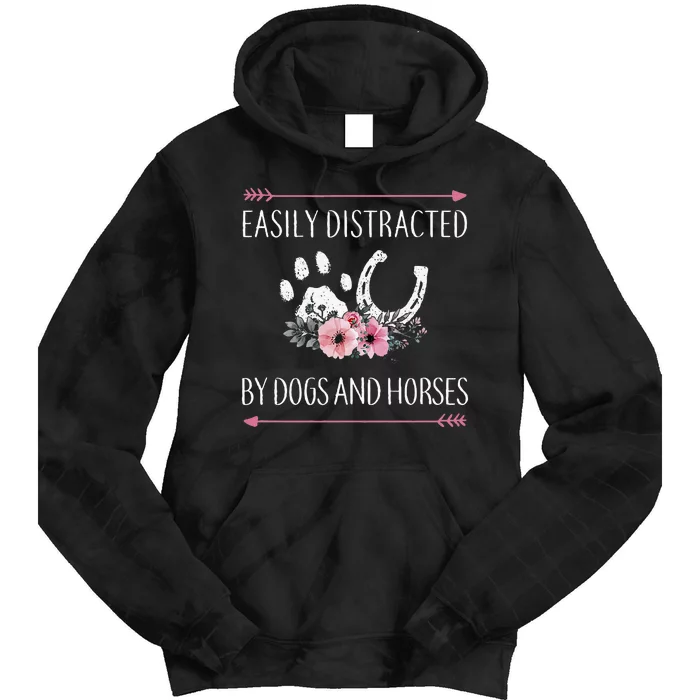 Horse For Teens Girl Horse Lovers Tie Dye Hoodie