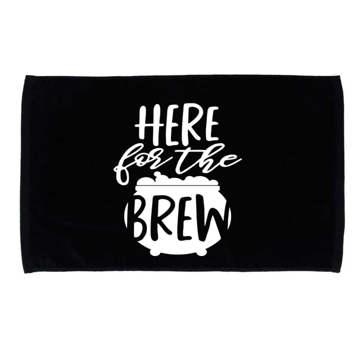 Here For The Brew Microfiber Hand Towel