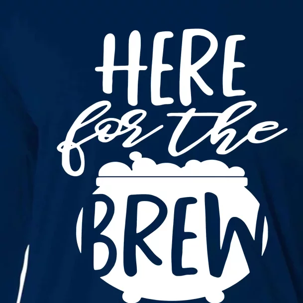 Here For The Brew Cooling Performance Long Sleeve Crew