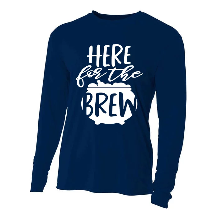 Here For The Brew Cooling Performance Long Sleeve Crew