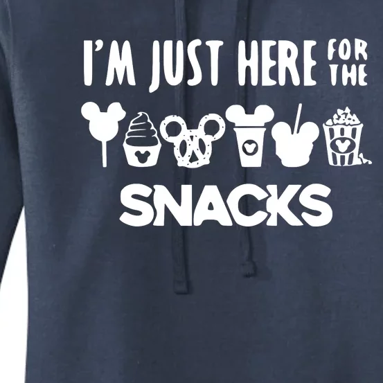 Here For The Snacks Family Vacation Women's Pullover Hoodie