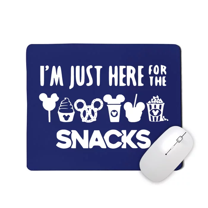 Here For The Snacks Family Vacation Mousepad