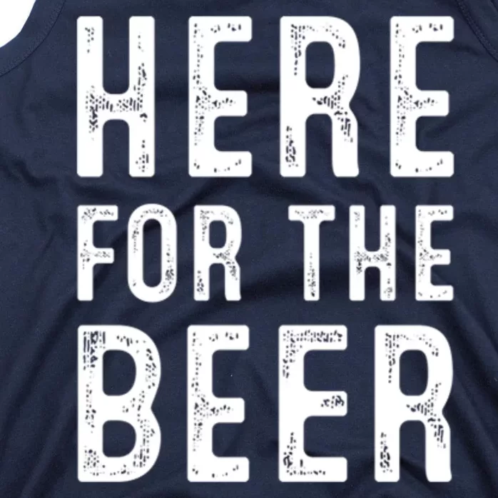 Here For The Beer Funny St Patricks Day Gift Tank Top