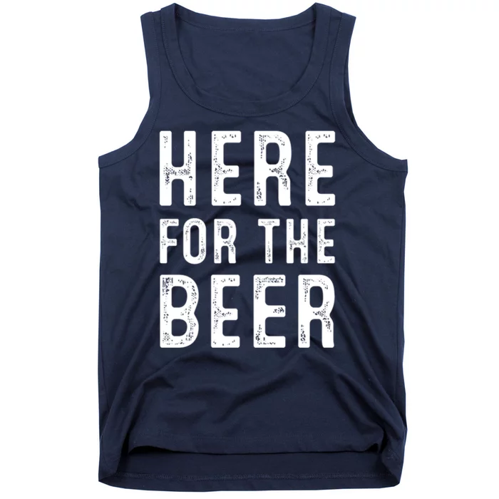 Here For The Beer Funny St Patricks Day Gift Tank Top