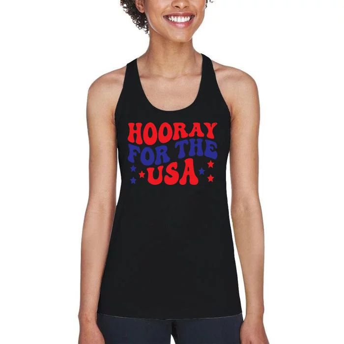 Hooray For The USA Gift Classic Women's Racerback Tank